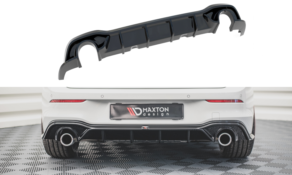 Maxton Design Rear Valance V2 VW Golf 8 GTI (2020+) - VW-GO-8-GTI-RS2