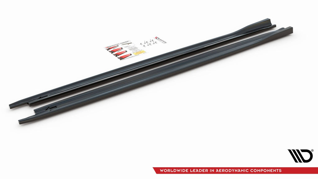 Maxton Design Side Skirts Diffusers V3 Skoda Octavia RS Mk4 (2020+) - SK-OC-4-RS-SD2