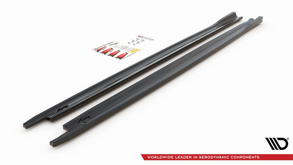 Maxton Design Side Skirts Diffusers V3 Skoda Octavia RS Mk4 (2020+) - SK-OC-4-RS-SD2