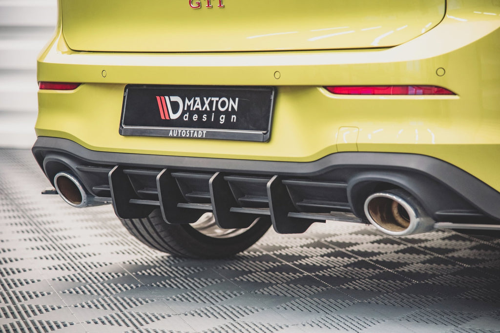 Maxton Design Racing Durability Rear Diffuser V1 VW Golf 8 GTI Clubsport (2020+) - VWGO8GTICSCNC-RS1