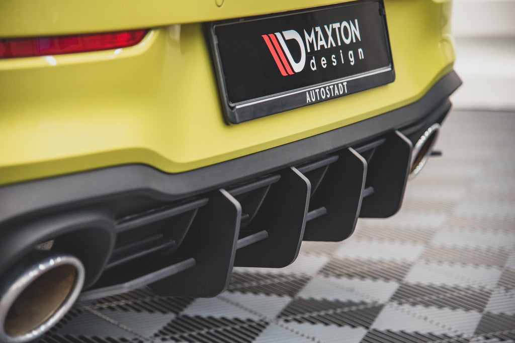 Maxton Design Racing Durability Rear Diffuser V1 VW Golf 8 GTI Clubsport (2020+) - VWGO8GTICSCNC-RS1