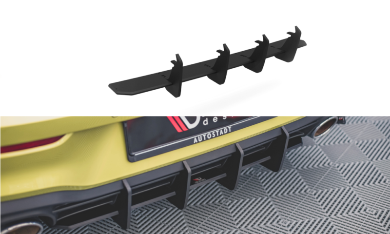 Maxton Design Racing Durability Rear Diffuser V2 VW Golf 8 GTI Clubsport (2020+) – VWGO8GTICSCNC-RS2