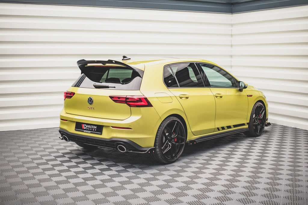 Maxton Design Rear Side Splitters (+Flaps) V.1 VW Golf 8 GTI Clubsport (2020+) - VW-GO-8-GTI-CS-RSD1+RSF