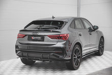 Load image into Gallery viewer, Maxton Design Central Rear Splitter (Vertical Bars) Audi Q3 Sportback S-Line (2019+) – AU-Q3-2-SLINE-SB-RD1+RD2