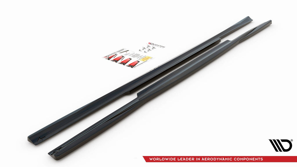 Maxton Design Side Skirts Diffusers Mercedes C W205 (2014-2018) – ME-C-205-SD1