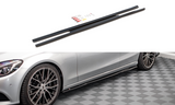 Maxton Design Side Skirts Diffusers Mercedes C W205 (2014-2018) – ME-C-205-SD1