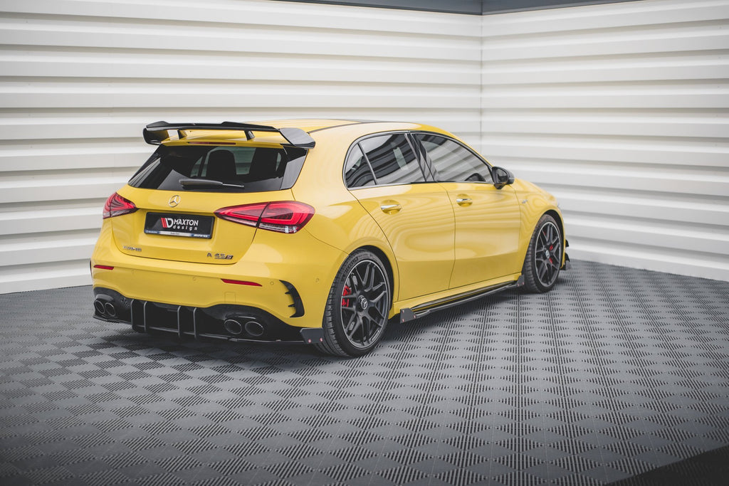 Maxton Design Rear Side Splitters (+Flaps) V.2 Mercedes AMG A45 S (2019+) - ME-A-177-45-RSD2+RSF