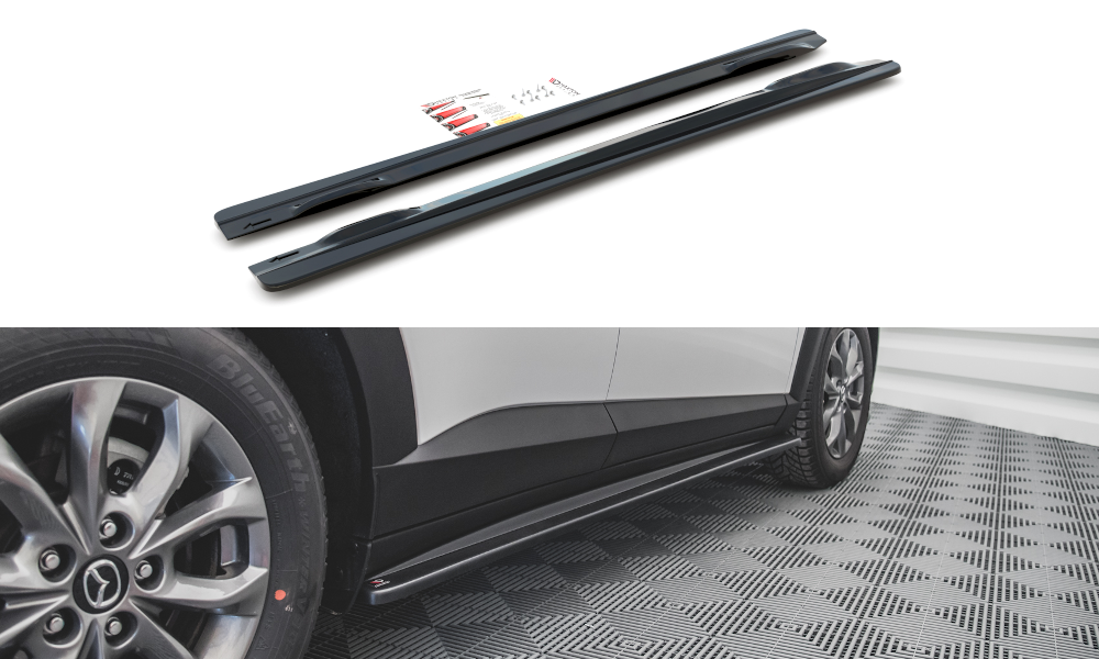 Maxton Design Side Skirts Diffusers Mazda CX-3 (2015+) - MA-CX-3-1-SD1