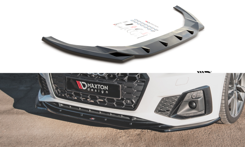 Maxton Design Front Splitter V1 Audi S5/A5 S-Line F5 Facelift (2019+) – AU-S5-2F-FD1