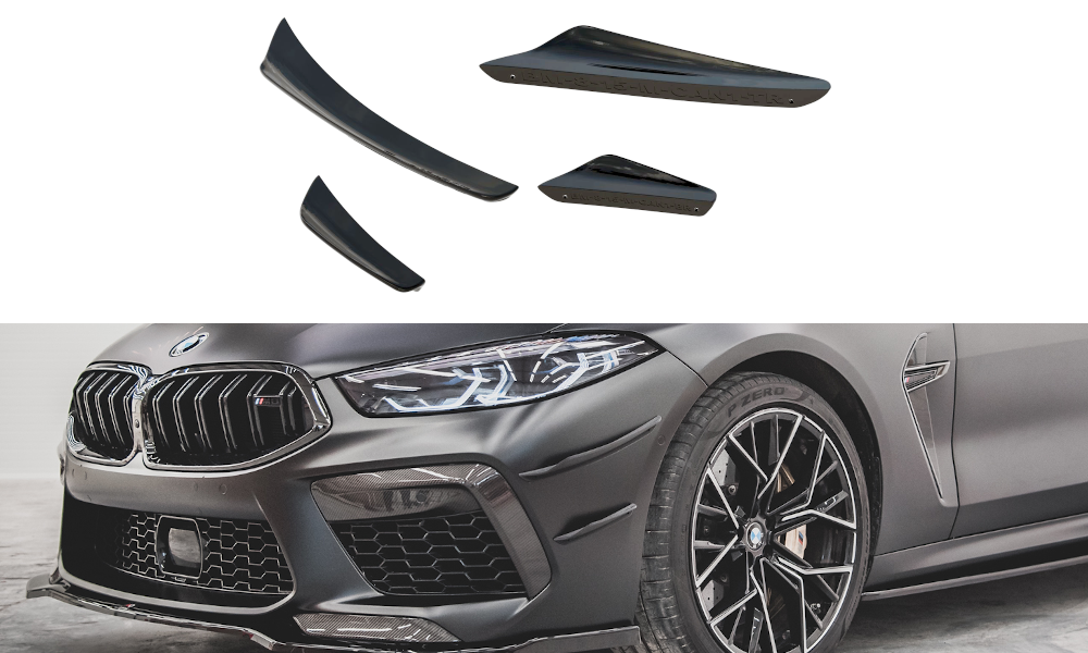 Maxton Design Front Bumper Wings (Canards) BMW M8 Gran Coupe F93 (2019+) - BM-M8-G16-CAN1