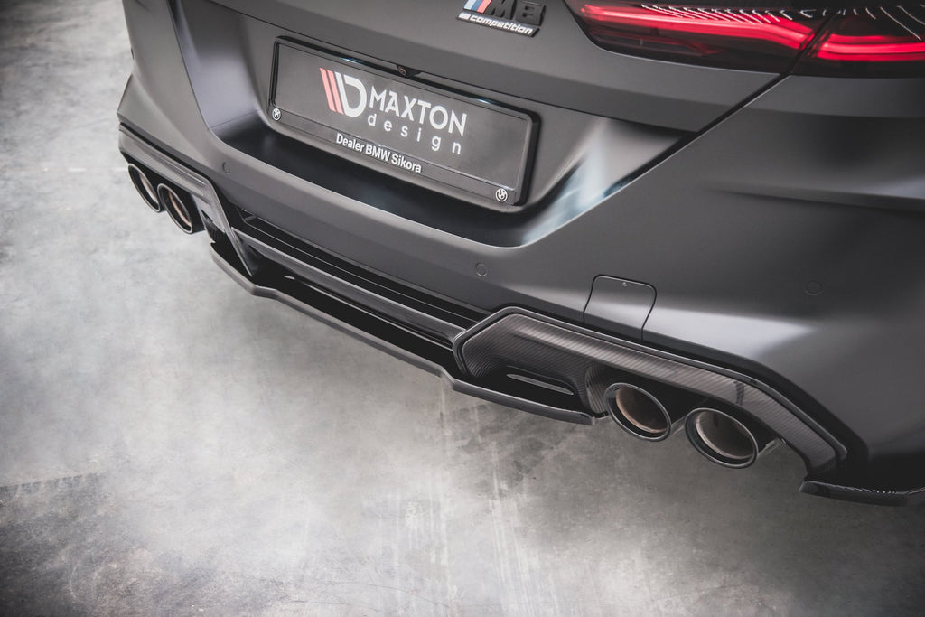 Maxton Design Central Rear Splitter BMW M8 Gran Coupe F93 (2019+) - BM-M8-G16-GC-RD1