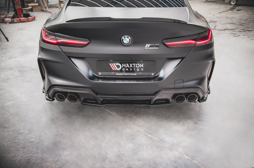 Maxton Design Central Rear Splitter BMW M8 Gran Coupe F93 (2019+) - BM-M8-G16-GC-RD1