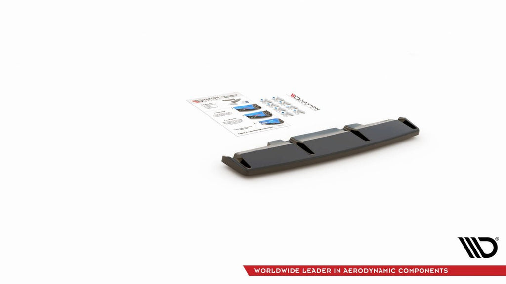 Maxton Design Rear Splitter VW Golf R Mk 8 (2020-) - VW-GO-8-R-RD1