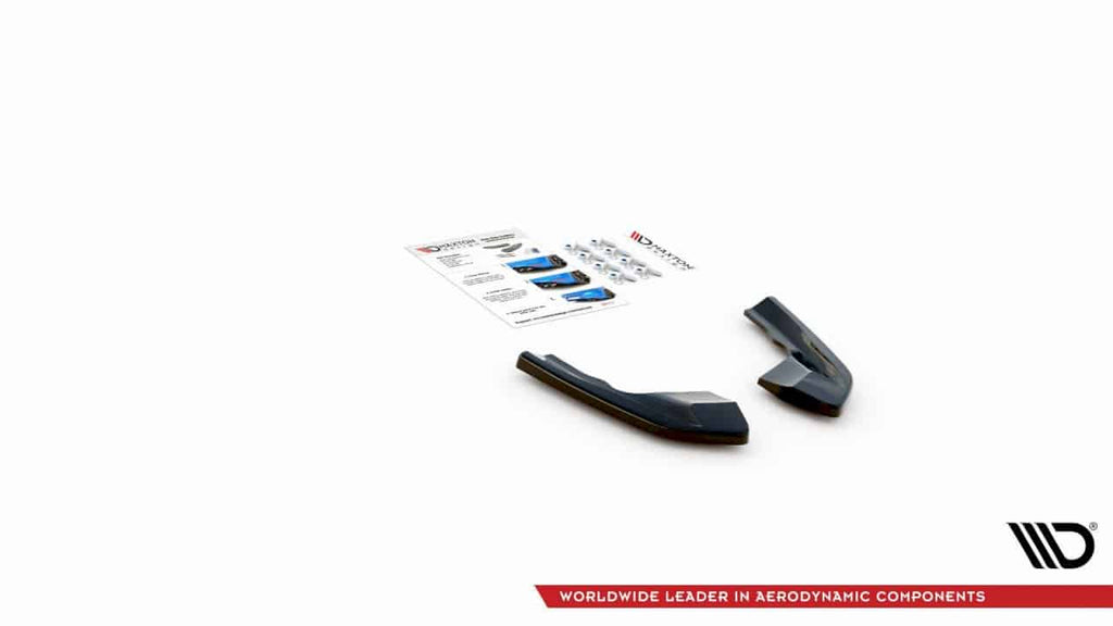 Maxton Design Rear Side Splitters VW Golf R Mk 8 (2020-) - VW-GO-8-R-RSD1