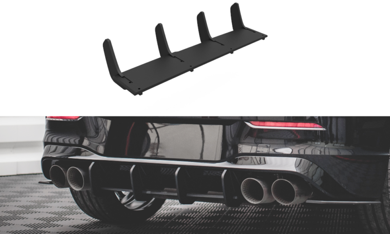 Maxton Design Street Pro Rear Diffuser VW Golf R Mk8 (2020+) – VWGO8RCNC-RS1