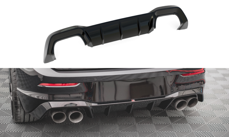 Maxton Design Rear Valance V.1 Volkswagen Golf R Mk8 (2020+) – VW-GO-8-R-RS1