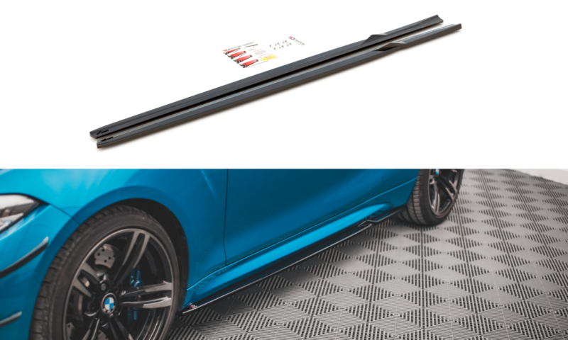 Maxton Design Side Skirts Diffusers V.2 BMW M2 F87 (2016-2020) – BM-2-87-M-SD2