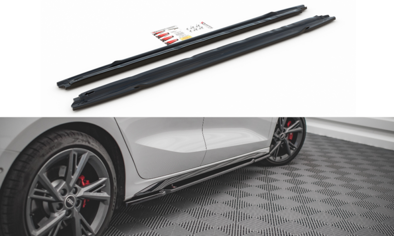 Maxton Design Side Skirts Diffusers Audi S3/A3 S-Line 8Y (2020+) – AU-A3-8Y-SLINE-SD1