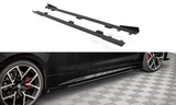 Maxton Design Street Pro Side Skirts Diffusers (+Flaps) BMW 4 M-Pack G22 (2020+) - BM4G22MPACKCNC-SD1+SRF1