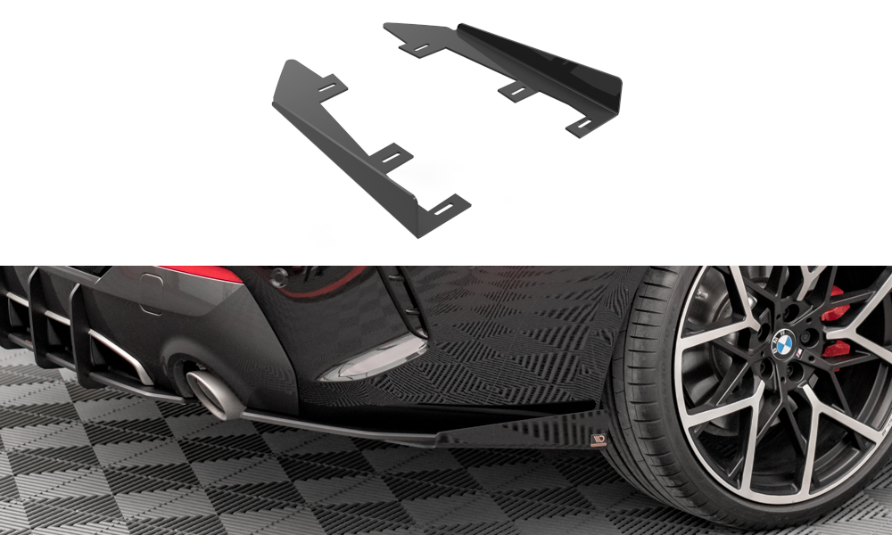 Maxton Design Rear Side Flaps BMW 4 M-Pack G22 (2020+) - BM4G22MPACKCNC-RSF1