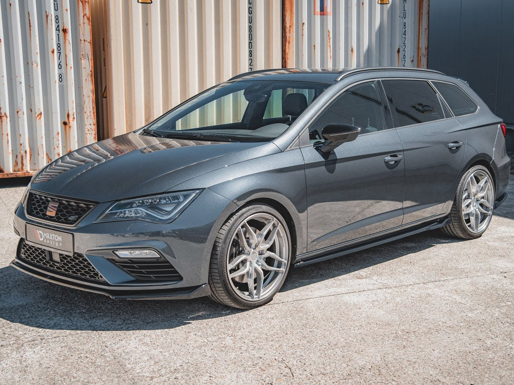 Maxton Design Side Skirts Splitters V4 Seat Leon Cupra/FR Mk3 Facelift (2017-2019) - SE-LE-3F-CU-SD4