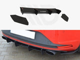 Maxton Design Seat Leon Mk3 Cupra Rear Diffuser & Rear Side Splitters - SE-LE-3-CU-CNC-RS1A