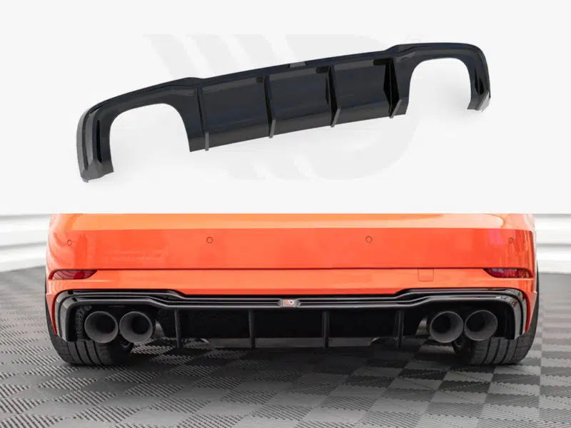 Maxton Design Audi RS3 (8V) Facelift Sportback Rear Diffuser V.2 (2017+) – AU-RS3-8VF-RS2OO__OO