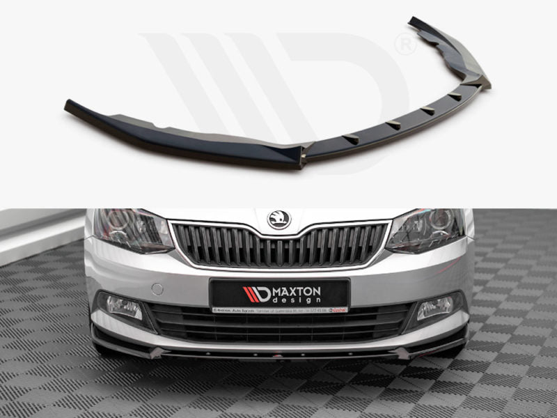 Maxton Design Front Splitter V.1 Skoda Fabia Mk3 (2014-2019) – SK-FA-3-FD1