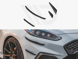 Maxton Design Front Bumper Wings (Canards) V.3 Ford Fiesta Mk8 ST/ST-Line (2017-) - FO-FI-8-STLINE-CAN3
