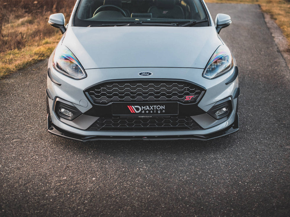 Maxton Design Front Bumper Wings (Canards) V.3 Ford Fiesta Mk8 ST/ST-Line (2017-) - FO-FI-8-STLINE-CAN3