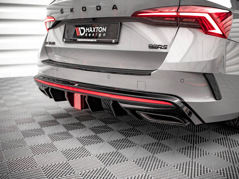 Maxton Design Rear Valance Skoda Octavia RS Mk4 (2020-) - SK-OC-4-RS-RS1+RS1R