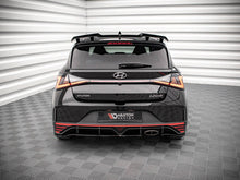 Load image into Gallery viewer, Maxton Design Central Rear Splitter (Vertical Bars) Hyundai i20 N Mk3 (2020-) - HY-I20-3-N-RSD1+RD1