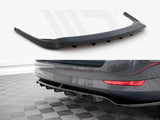 Maxton Design Central Rear Splitter (Vertical Bars) Skoda Fabia Combi Mk3 Facelift (2019-) - SK-FA-3F-K-RD1+RD2