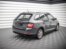 Load image into Gallery viewer, Maxton Design Central Rear Splitter (Vertical Bars) Skoda Fabia Combi Mk3 Facelift (2019-) - SK-FA-3F-K-RD1+RD2