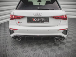 Maxton Design Rear Valance Audi S3 Sportback 8Y (2020-) – AU-A3-8Y-SLINE-RS1