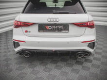 Load image into Gallery viewer, Maxton Design Rear Valance Audi S3 Sportback 8Y (2020-) – AU-A3-8Y-SLINE-RS1