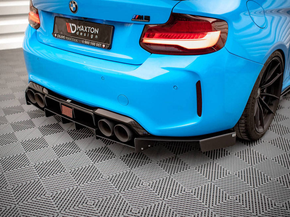 Maxton Design Rear Diffuser Racing BMW M2 F87 (2016-2020) - BM-2-87-M-COMP-CNC-RS1A