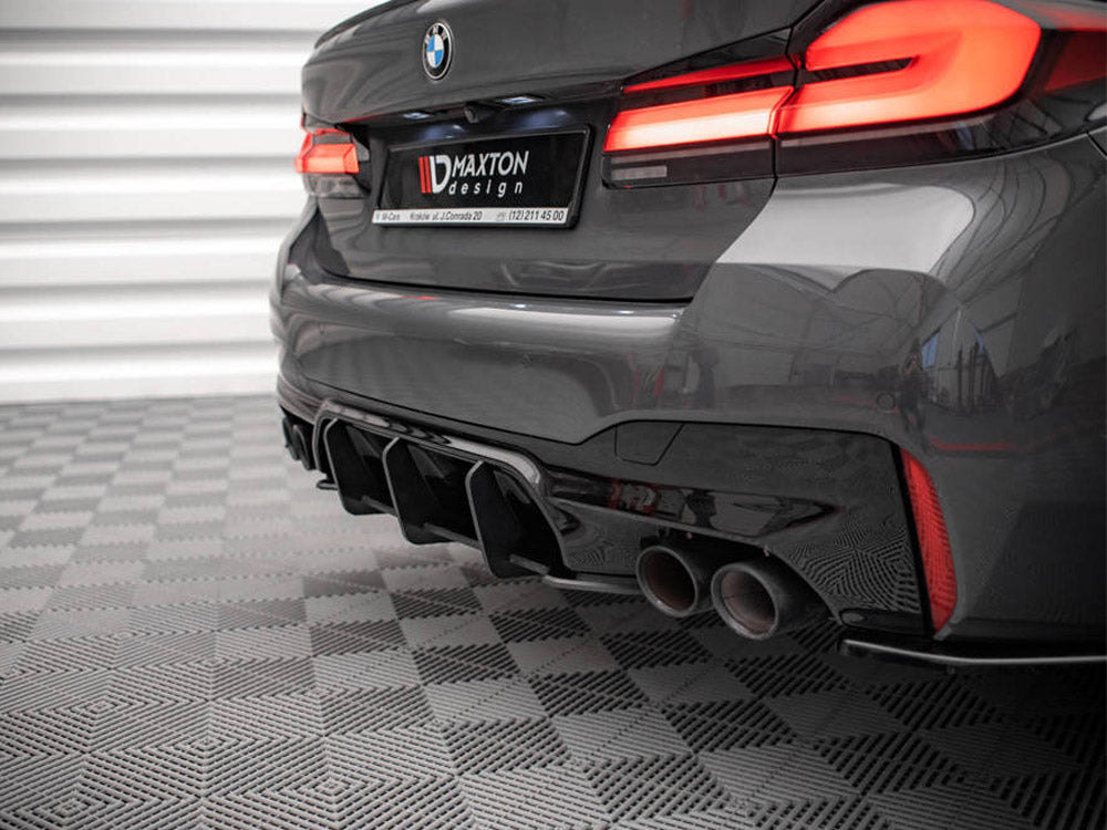 Maxton Design Street Pro Rear Diffuser BMW M5 G90 (2017-2020) - BM590FMCNC-RS1