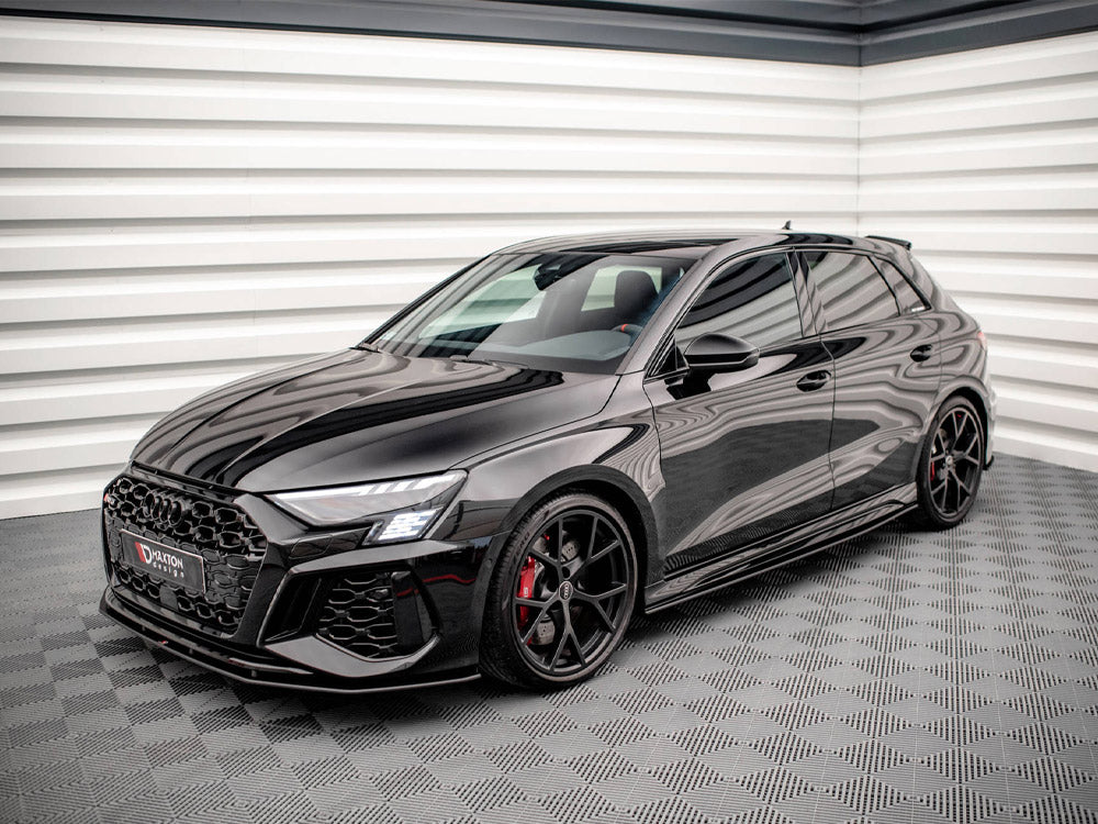 Maxton Design Street Pro Side Skirts Diffusers Audi RS3 Sportback 8Y (2020-) - AURS38YCNC-SD1