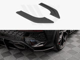 Maxton Design Street Pro Rear Side Splitters Audi RS3 Sportback 8Y (2020-) - AURS38YCNC-RSD1