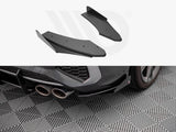 Maxton Design Street Pro Rear Side Splitters (+Flaps) Audi S3 Saloon 8Y (2020-) - AUS38YSCNC-RSD1+RSF1