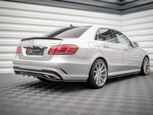 Load image into Gallery viewer, Maxton Design Central Rear Splitter (Vertical Bars) Mercedes E AMG-Line Saloon W212 Facelift (2012-2016) - ME-E-212F-AMGLINE-RD1+RD2