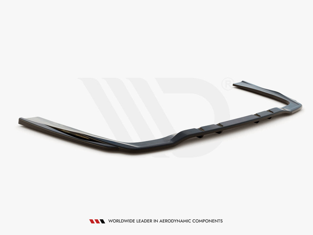 Maxton Design Central Rear Splitter (Vertical Bars) Mercedes-AMG CLS 53 C257 (2018-2021) - ME-CLS-257-53-RD1+RD2