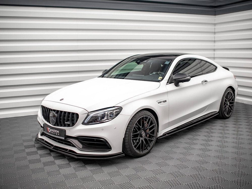 Maxton Design Side Skirts Diffusers V.1 Mercedes-AMG C 63AMG Coupe C205 Facelift (2018-2021) - ME-C-205F-AMG-C-SD1