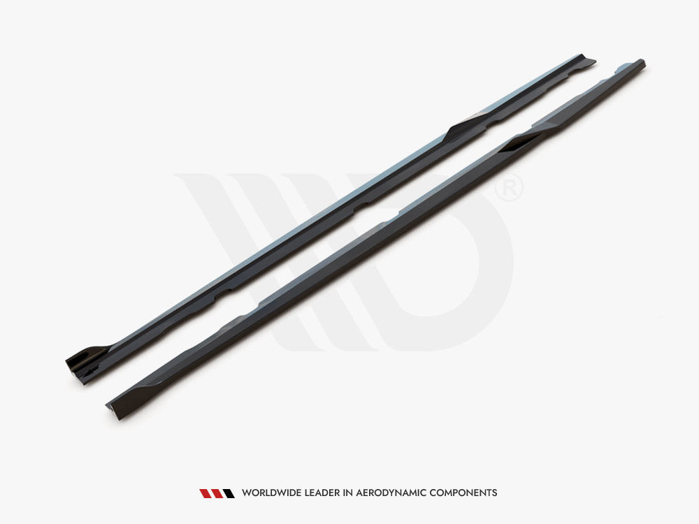 Maxton Design Side Skirts Diffusers V.2 Mercedes-AMG C 63AMG Coupe C205 Facelift (2018-2021) - ME-C-205F-AMG-C-SD2