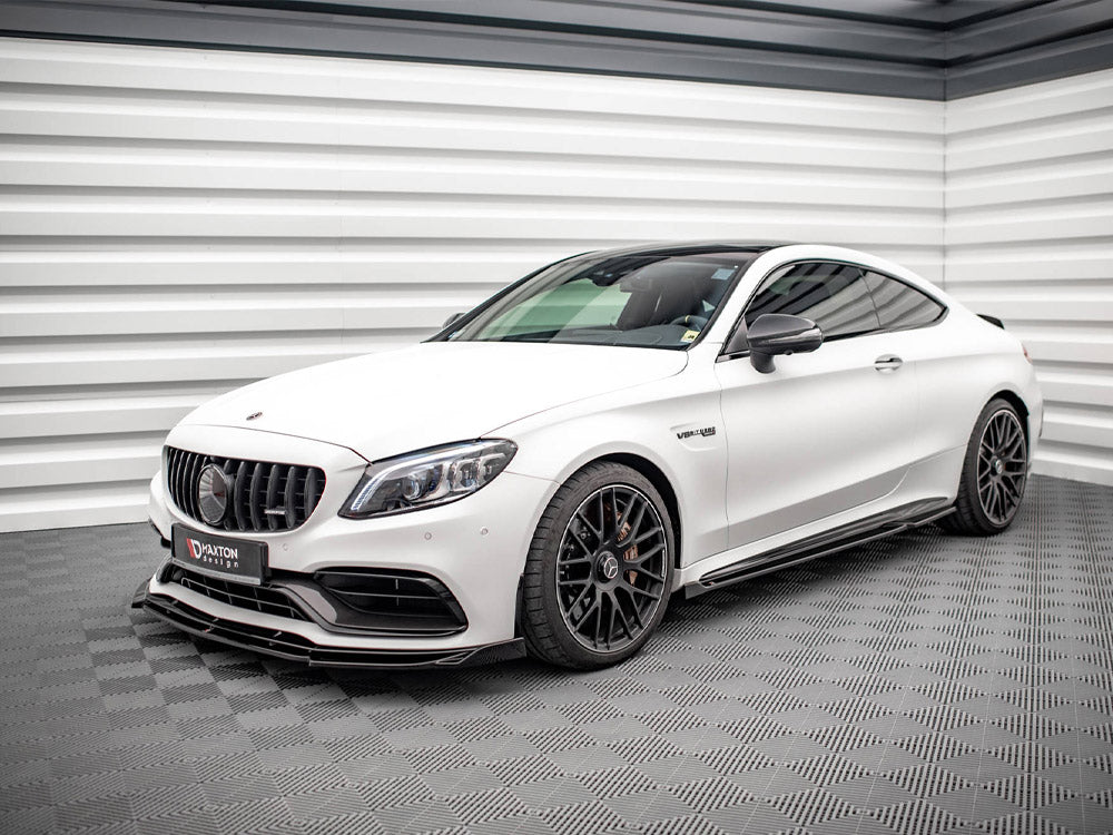 Maxton Design Side Skirts Diffusers V.2 Mercedes-AMG C 63AMG Coupe C205 Facelift (2018-2021) - ME-C-205F-AMG-C-SD2