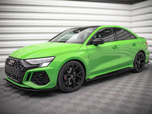 Load image into Gallery viewer, Maxton Design Street PRO Side Skirts Diffusers (+flaps) Audi RS3 Saloon 8Y (2020-) - AURS38YSCNC-SD1+SF1