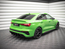 Load image into Gallery viewer, Maxton Design Street PRO Rear Side Splitters (+flaps) Audi RS3 Saloon 8Y (2020-) - AURS38YSCNC-RSD1+RSF1