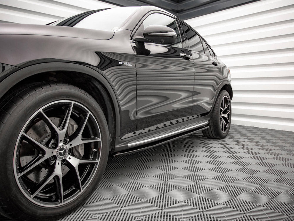 Maxton Design Side Skirts Diffusers Mercedes GLC Coupe Amg-line C253 Facelift (2019-) - ME-GLC-C253F-AMGLINE-SD1