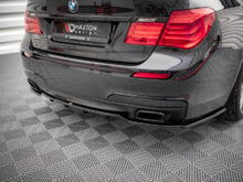 Load image into Gallery viewer, Maxton Design Central Rear Splitter (Vertical Bars) BMW 7 M-pack F01 (2008-2013) – BM-7-01-MPACK-RD1+RD2